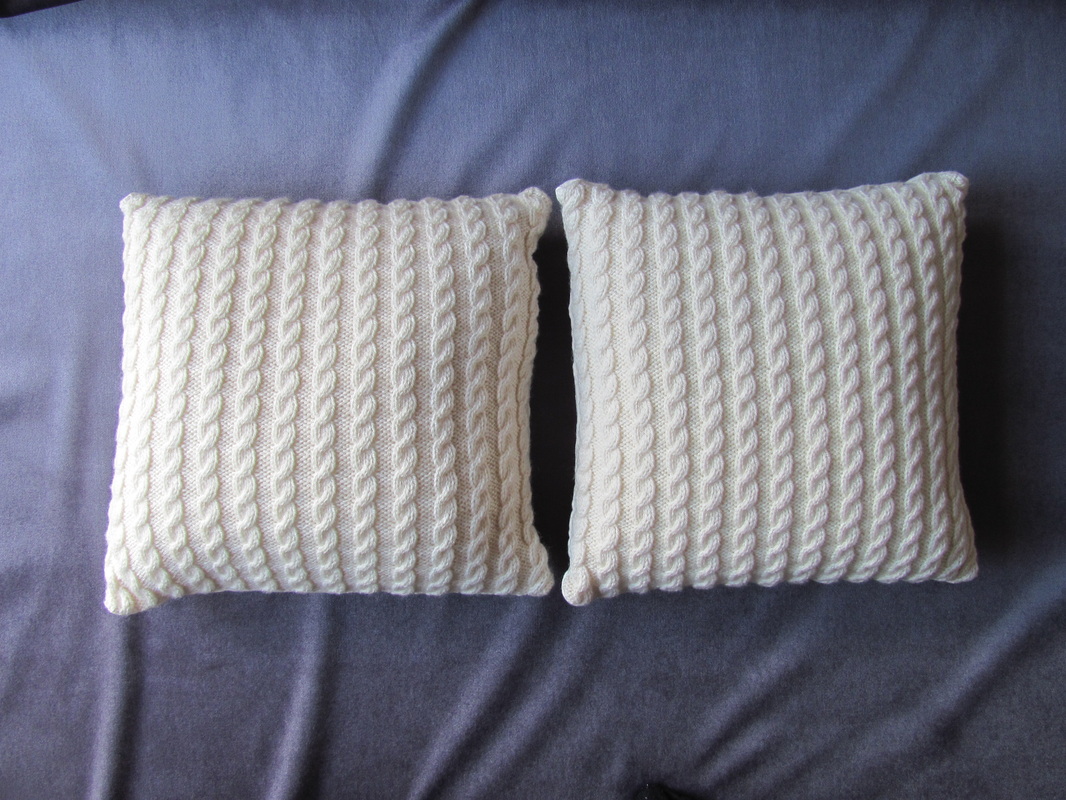 cream knit fabric